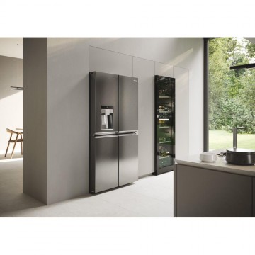Haier Ψυγείο Ντουλάπα 601lt Total NoFrost Υ177.5xΠ90.8xΒ75εκ. Inox HCR7918EIMP